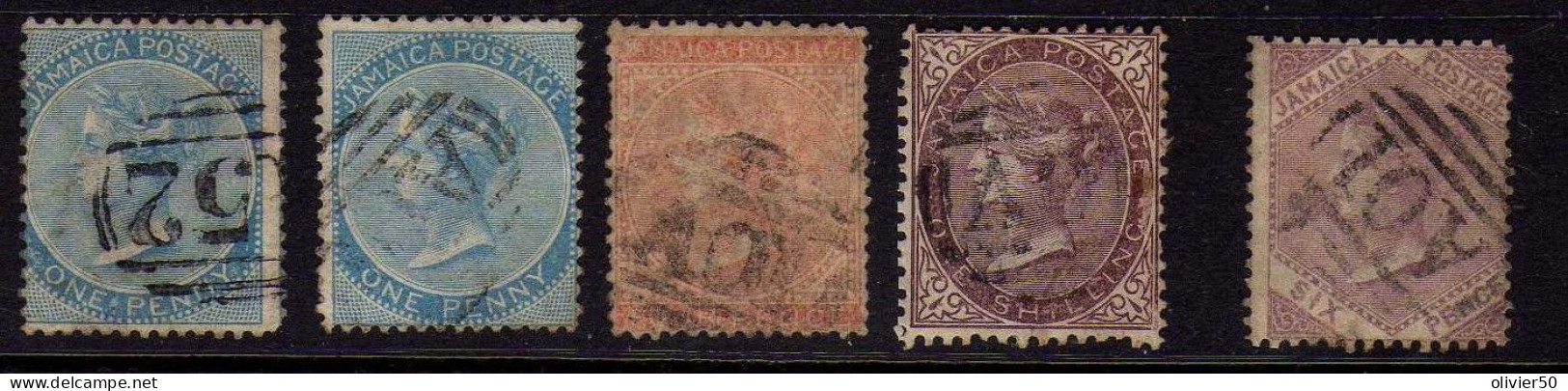 Jamaique -   (1860-63) - . Victoria - Obliteres - Jamaica (...-1961)