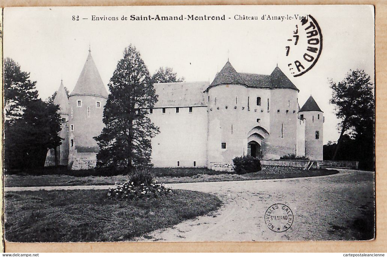 14390 / Peu Commun AINEY-le-VIEIL Environs St SAINT-AMAND-MONTROND 18-Cher Chateau DELAPLACE Le 13-07-1912 - NG 82 - Ainay-le-Vieil