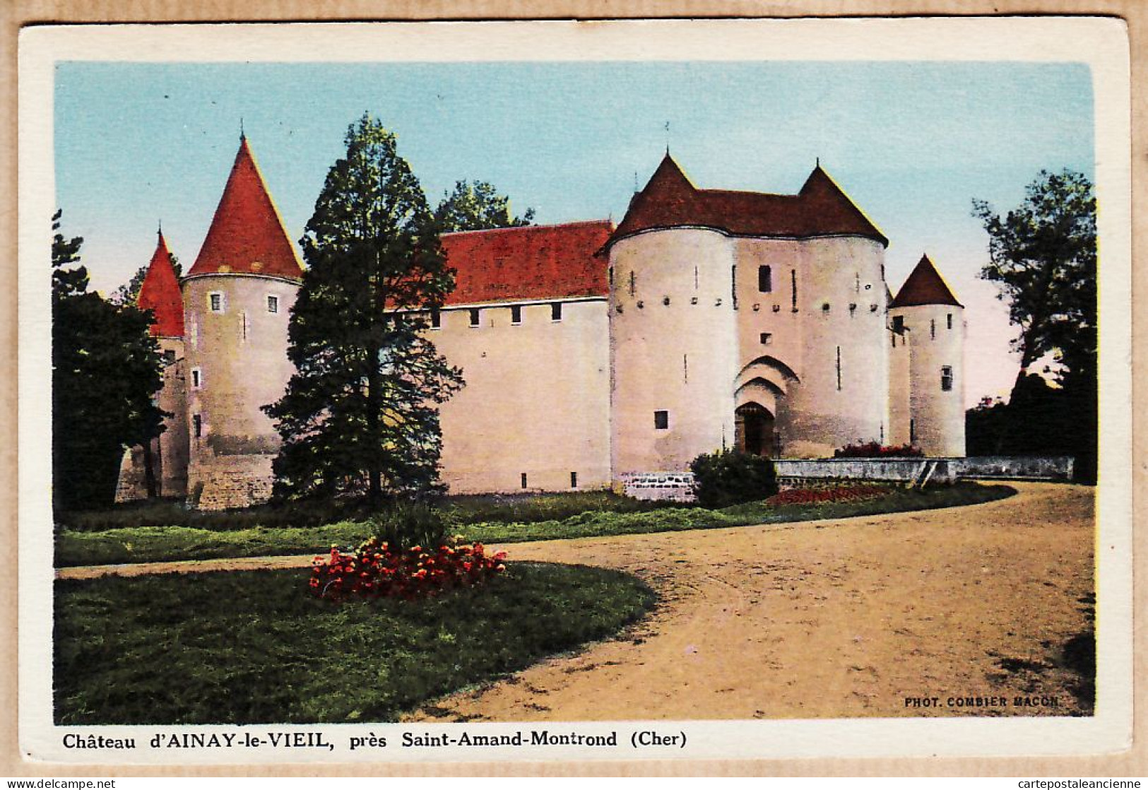 14389 / AINEY-le-VIEIL Environs St SAINT-AMAND-MONTROND 18-Cher Chateau Entrée 1930s - COMBIER - Ainay-le-Vieil