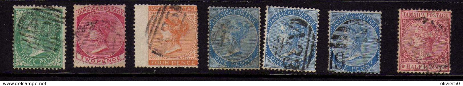 Jamaique -   (1870-72) - . Victoria - Obliteres - Jamaica (...-1961)