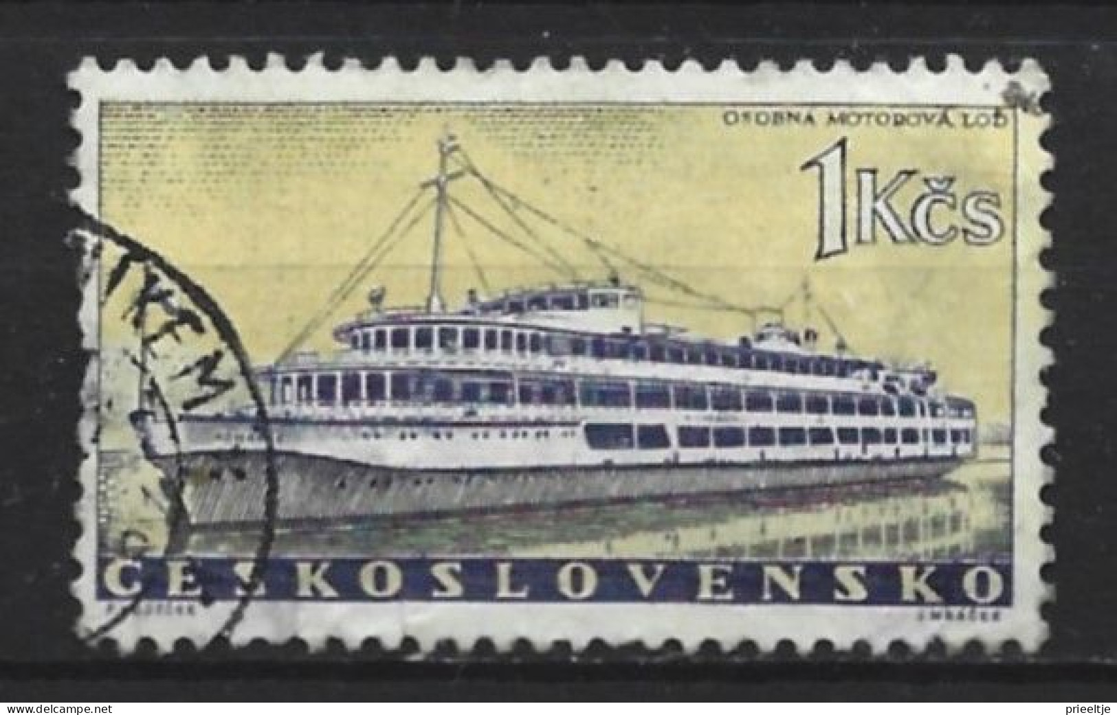 Ceskoslovensko 1960 Ship Y.T. 1064  (0) - Used Stamps