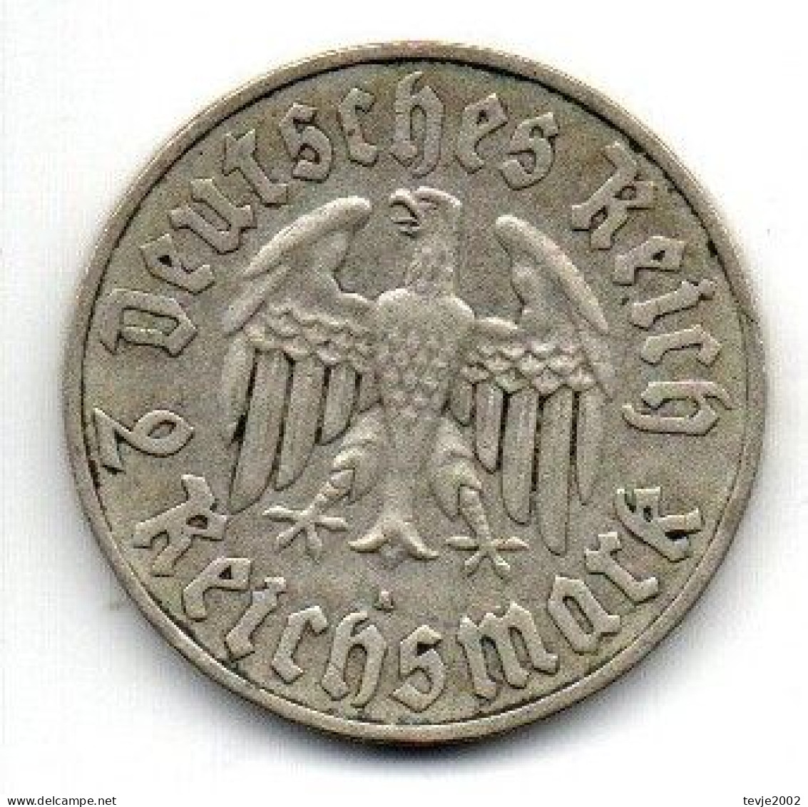 Deutsches Reich - 2 Reichsmark - 1933 A - Luther - 2 Reichsmark