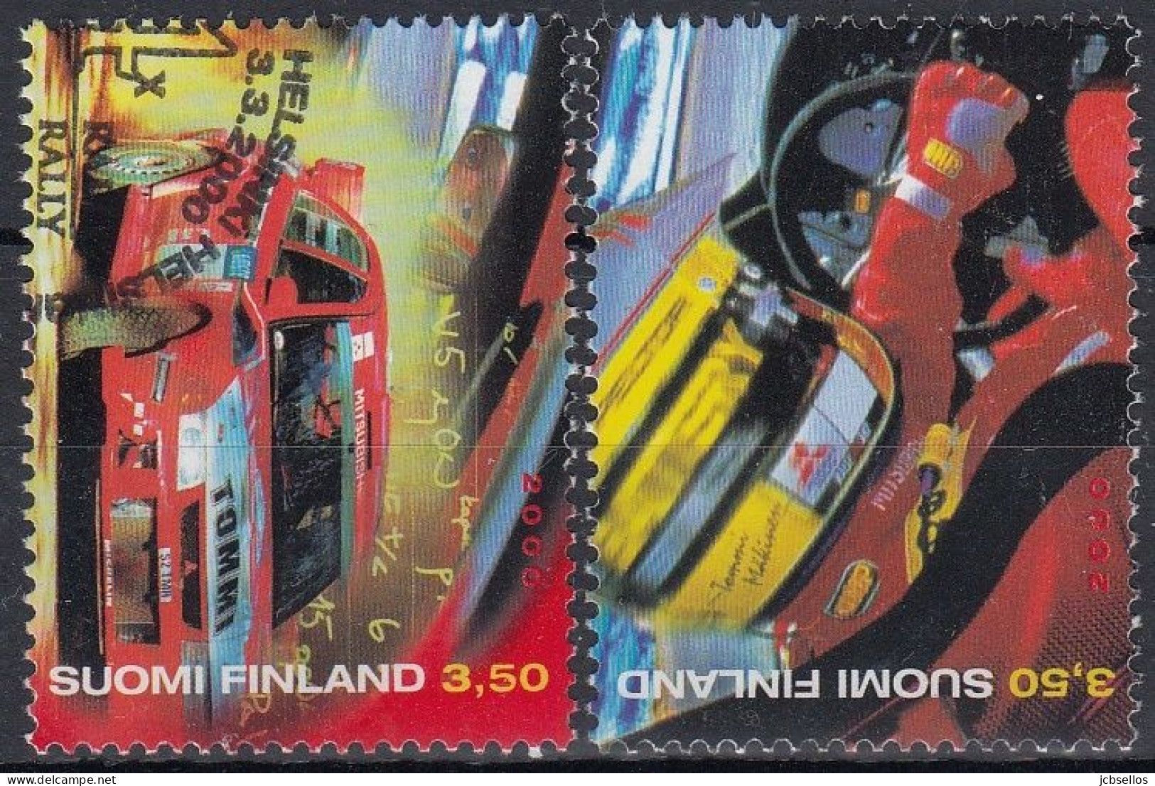 FINLANDIA 2000 Nº 1484/1485 USADO - Gebraucht