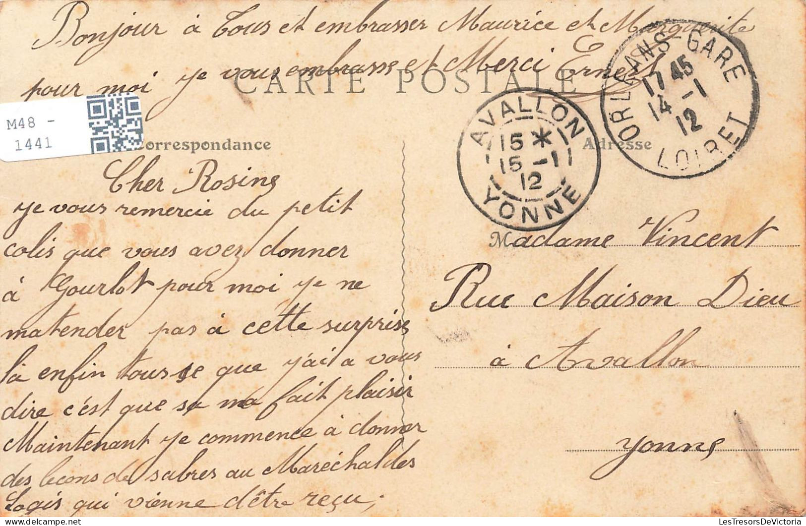 FRANCE - Orléans - Quartier Chatillon (32 E D'Artillerie) - Le Manège - Voltige De Pied Ferme - Carte Postale Ancienne - Orleans