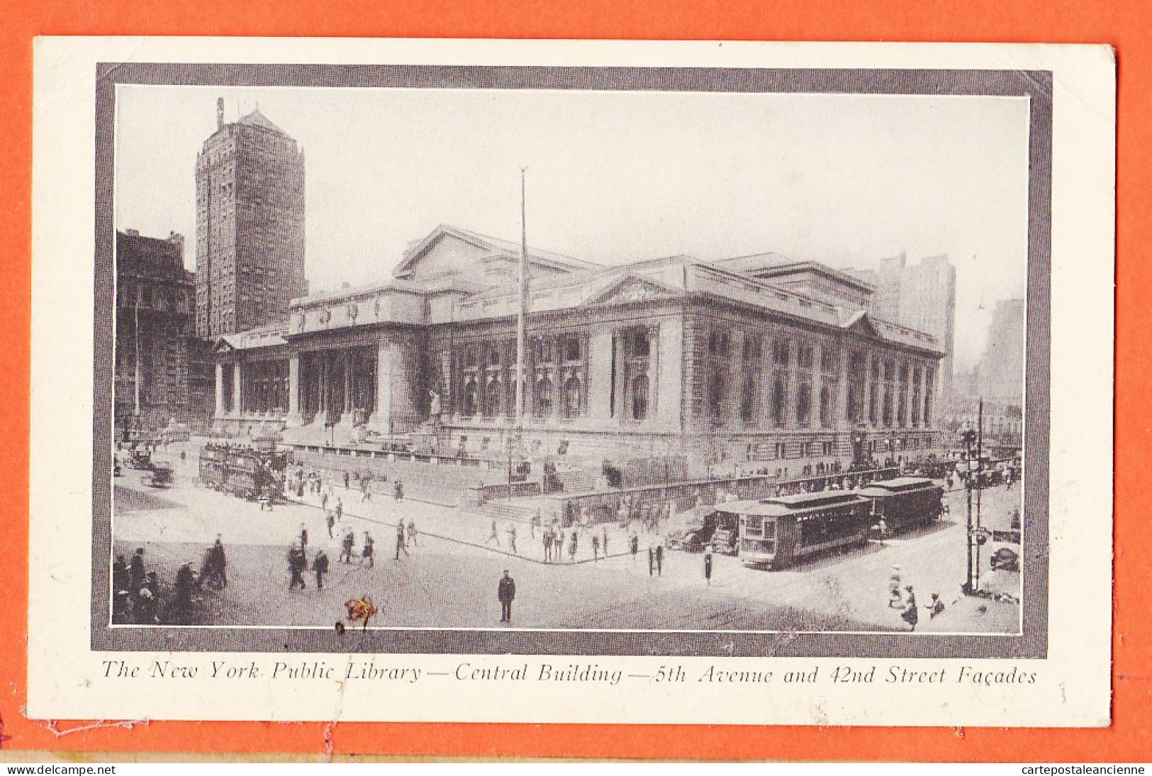 23913 / ⭐ NEW-YORK Midtown Manhattan Public Library Central Building  476 Fifth Avenue And 42nd Street Facades N-YCity - Manhattan