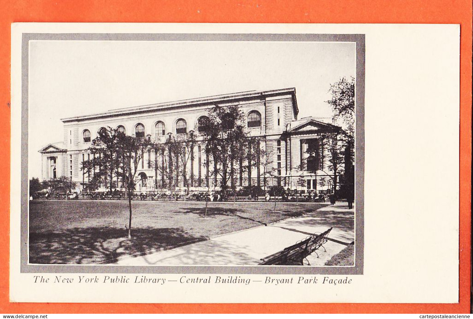 23912 / ⭐ ♥️ NEW-YORK Midtown Manhattan Public Library Central Building BRYANT Park Facade 476 5th Avenue  - Manhattan