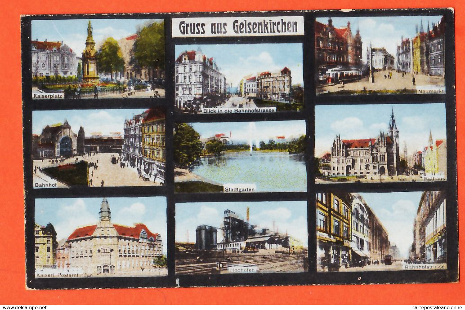 23715 / Deutschland Gruß Gruss Aus GELSENKIRCHEN Nordrhein-Westfalen Multi-View1910s  - Gelsenkirchen