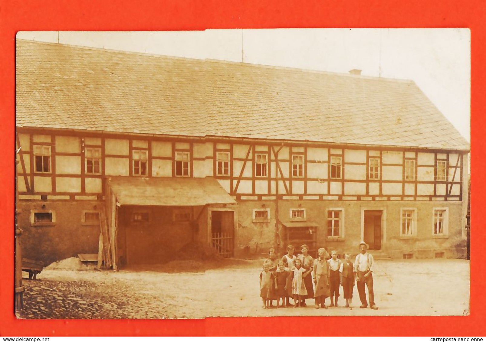 23556 / Nv. MÜGELN Sachsen Photograph Oskar WINKLER Ferme Agricole Proche Camp Prisonniers De GUSTROW Guerre 1914 - Koenigsbrueck