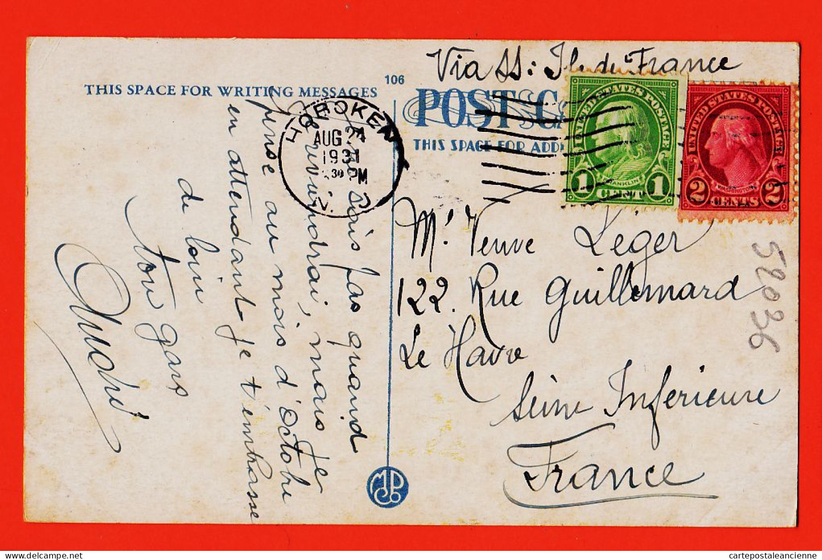 23881 / ⭐ NY NEW-YORK Tramways COLUMBUS Circle Eighth Ave BROADWAY & 59th Street 1931 De André à Veuve LEGER Le Havre  - Transportmiddelen