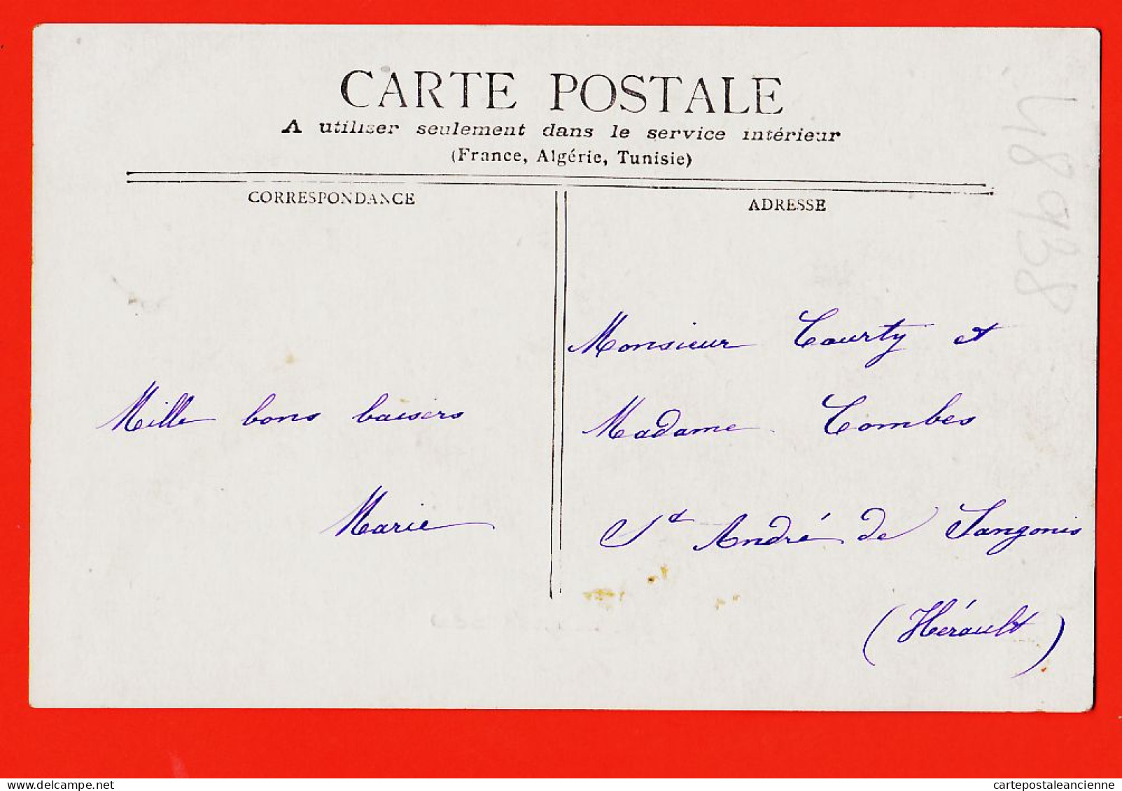 23833 / ELEPHANT Inde 1900s à COURTY Chez COMBES Rue Peyre St André De Sangonis / STAERCK  - India