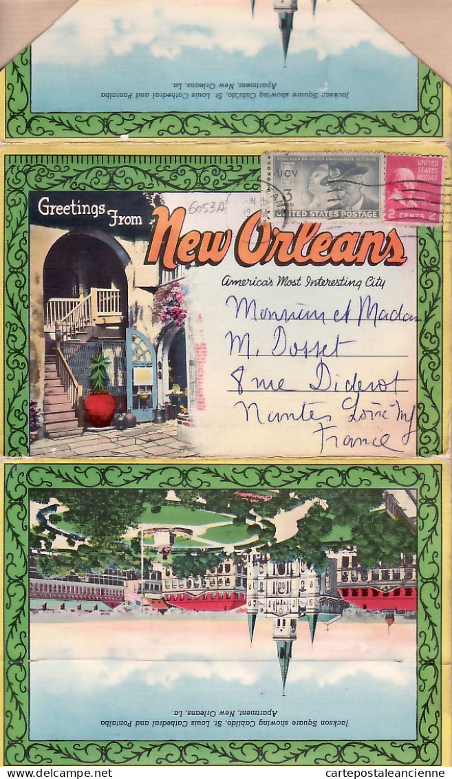 23971 / ⭐ Rare 18 Select Views Greetings NEW-ORLEANS LA-Louisiana America's Most Original City COMPLETE SET in COVER US