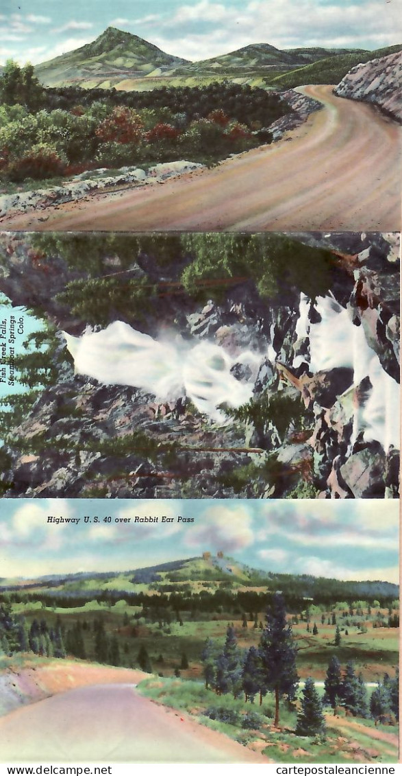 23973 / ⭐ Rare 18 Select Views HIGHWAY U.S 40 Great Transcontinental Route AMERICA 1948 Original Cpmolete Set In CoverUS - American Roadside