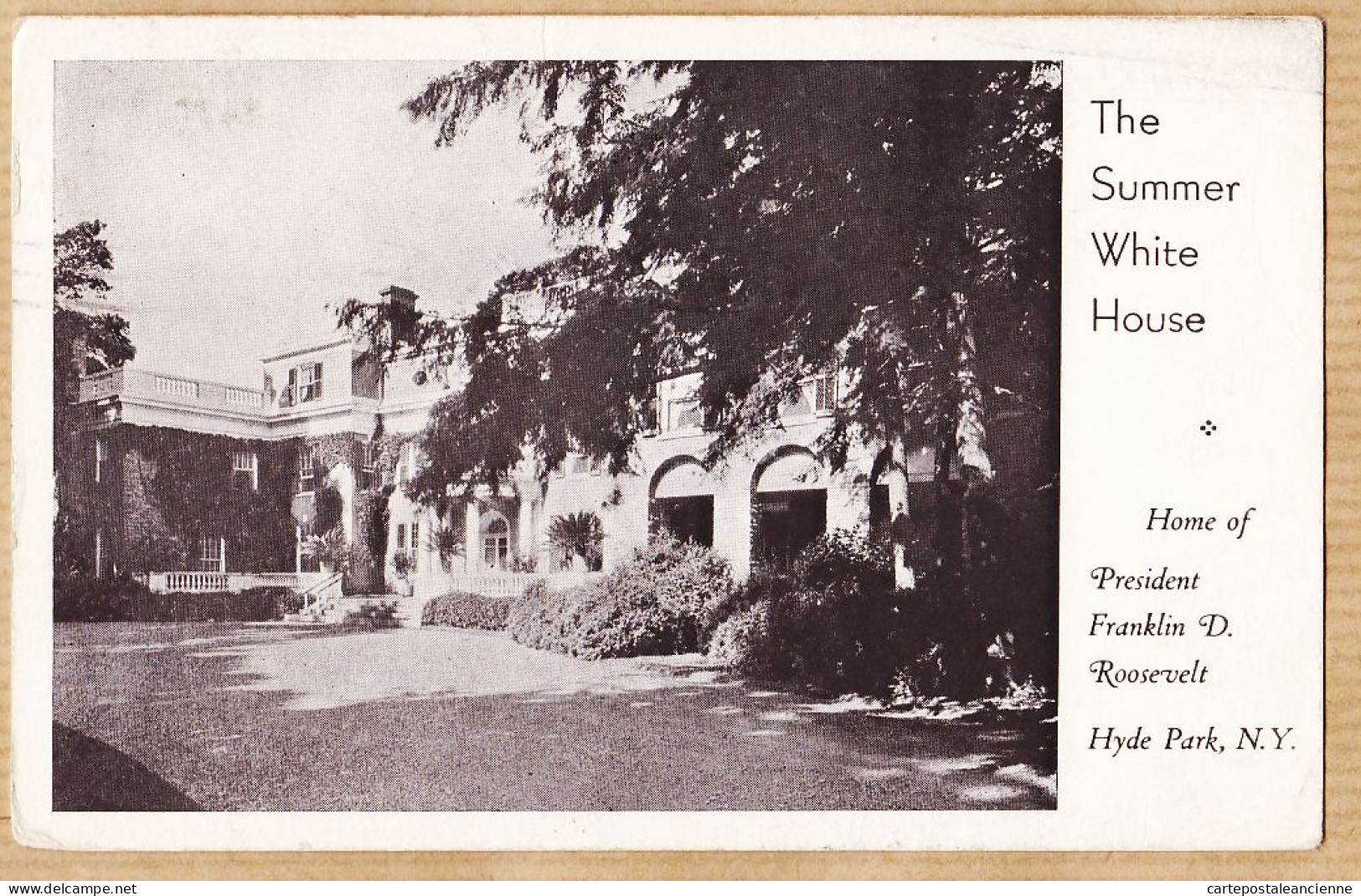 23897 / ⭐ DUTCHESS NEW YORK HYDE PARK The SUMMER WHITE HOUSE Home Président ROOSEVELT 1933 à ROLLAND  - Parchi & Giardini