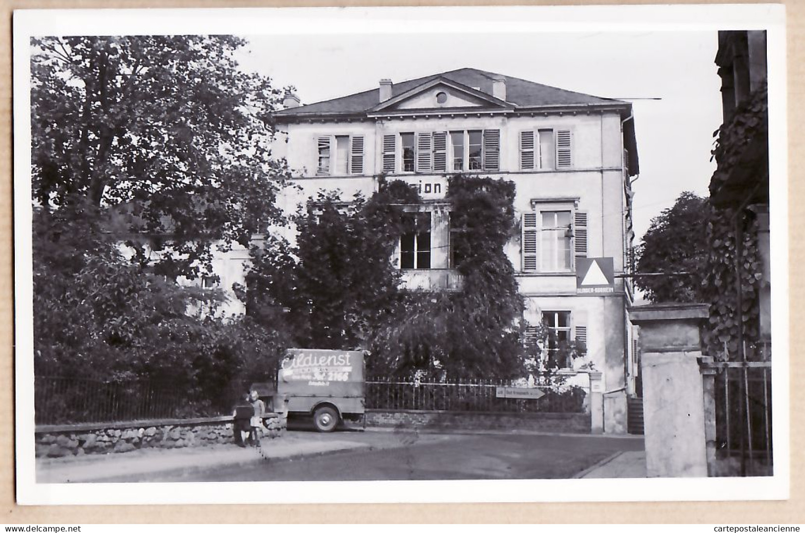 23565 / Photo MEES 1960s BAD MÜNSTER Am STEIN PENSION Klienlast Transporte Bestel ALDIENST Deutschland Rheinland-Pfalz - Bad Muenster A. Stein - Ebernburg