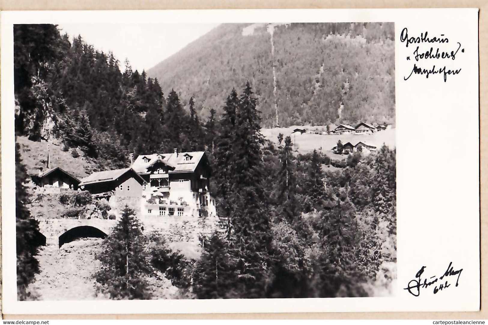23569 / Gasthaus JOCHBERG Zillertal Österreich-Austria Alpengasthaus Und Pension -HRUSCHKA - Mayrhofen Carte-Photo 1960s - Kitzbühel