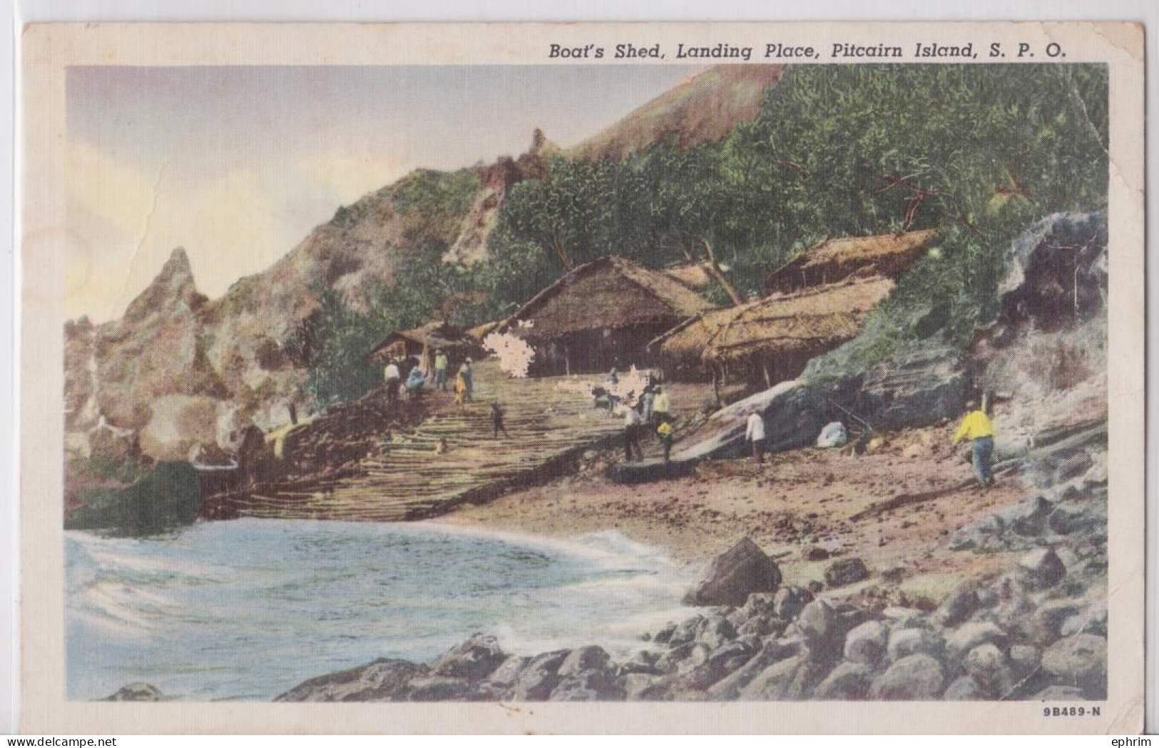 Pitcairn Island Boat's Shed Landing Place - Isole Pitcairn