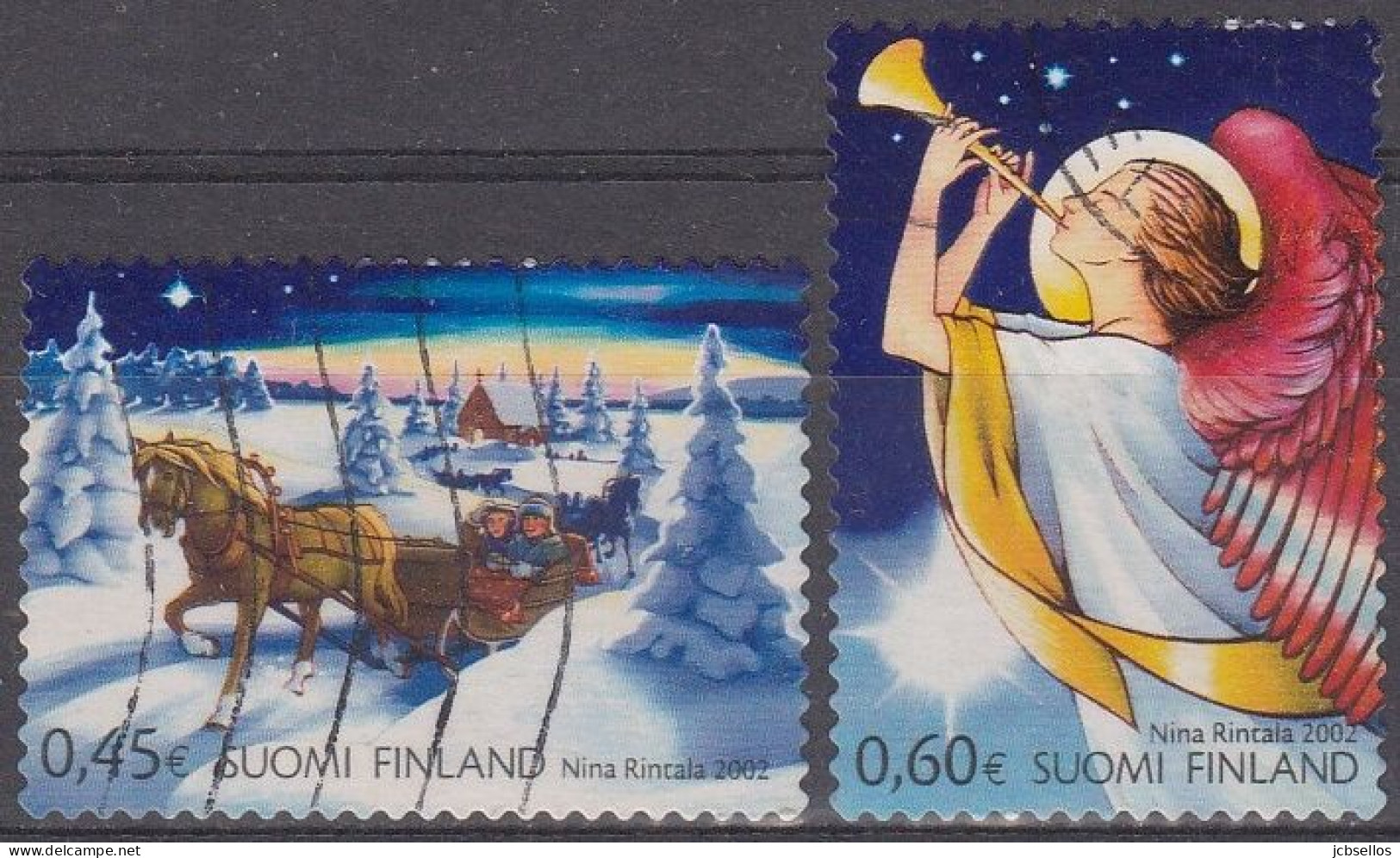 FINLANDIA 2002 Nº 1593/1594 USADO - Used Stamps