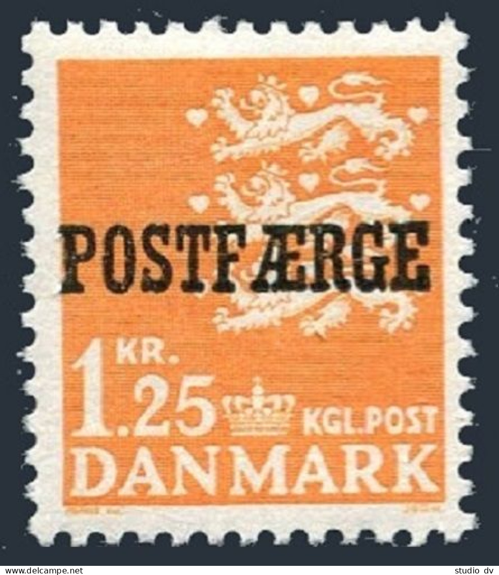 Denmark Q40, MNH. Michel Pf 40. Parcel Post 1965. State Seal. - Paketmarken