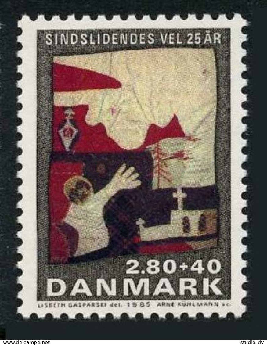 Denmark B67 Block/4,MNH.Michel 849. Welfare Of The Mentally Ill.1985. - Ungebraucht