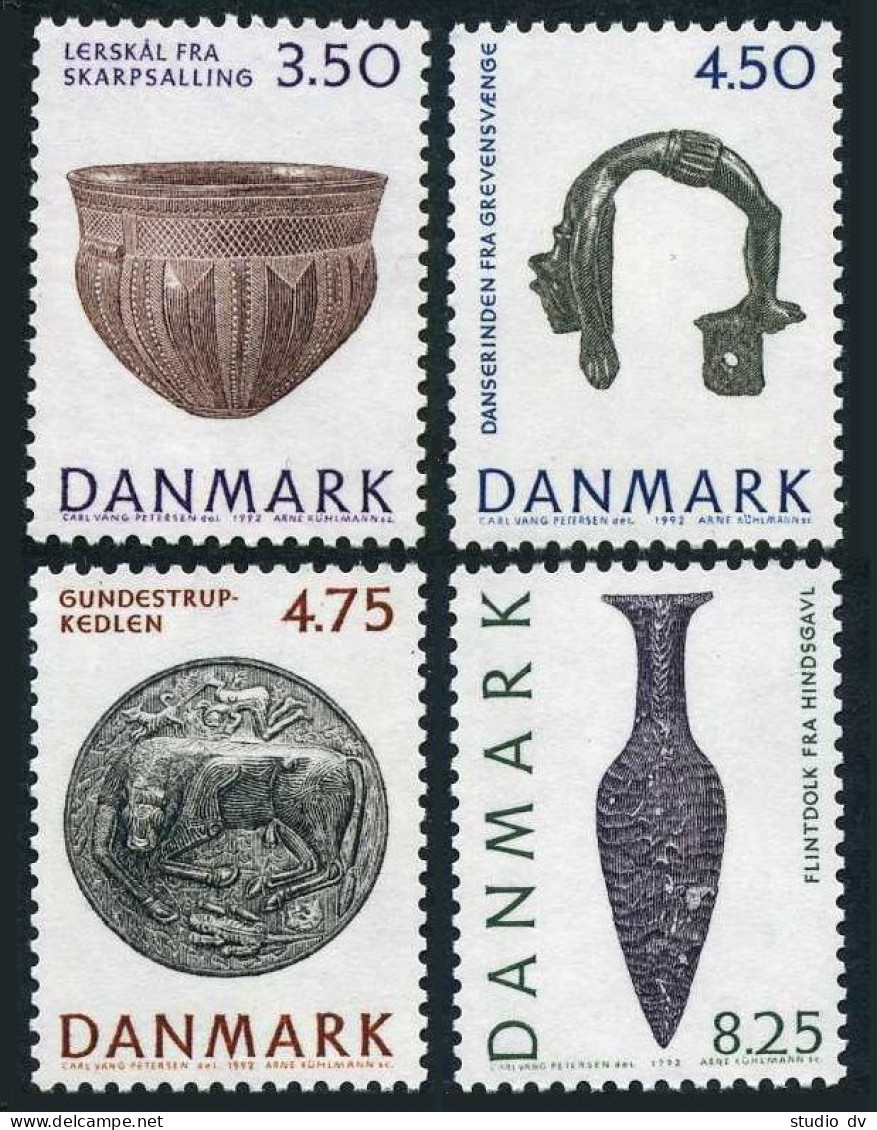 Denmark 953-956,MNH.Mi 1018-1021. Treasures Of National Museum,1992. - Neufs