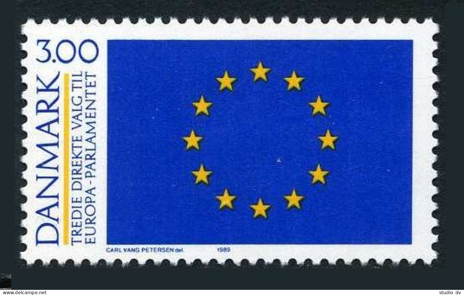 Denmark 870, MNH. Michel 949. European Parliament, 3rd Elections, 1989. - Unused Stamps