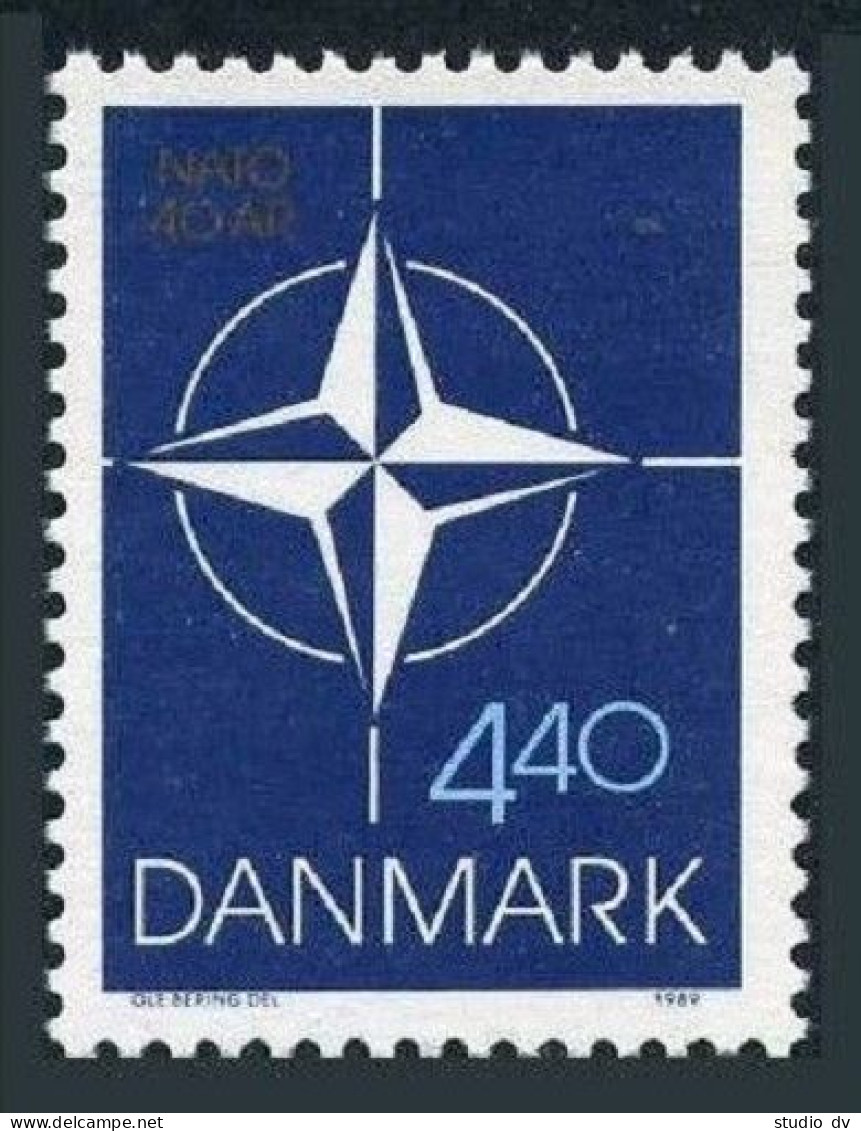 Denmark 867, MNH. Michel 946. NATO Membership, 40th Ann. 1989. - Ungebraucht