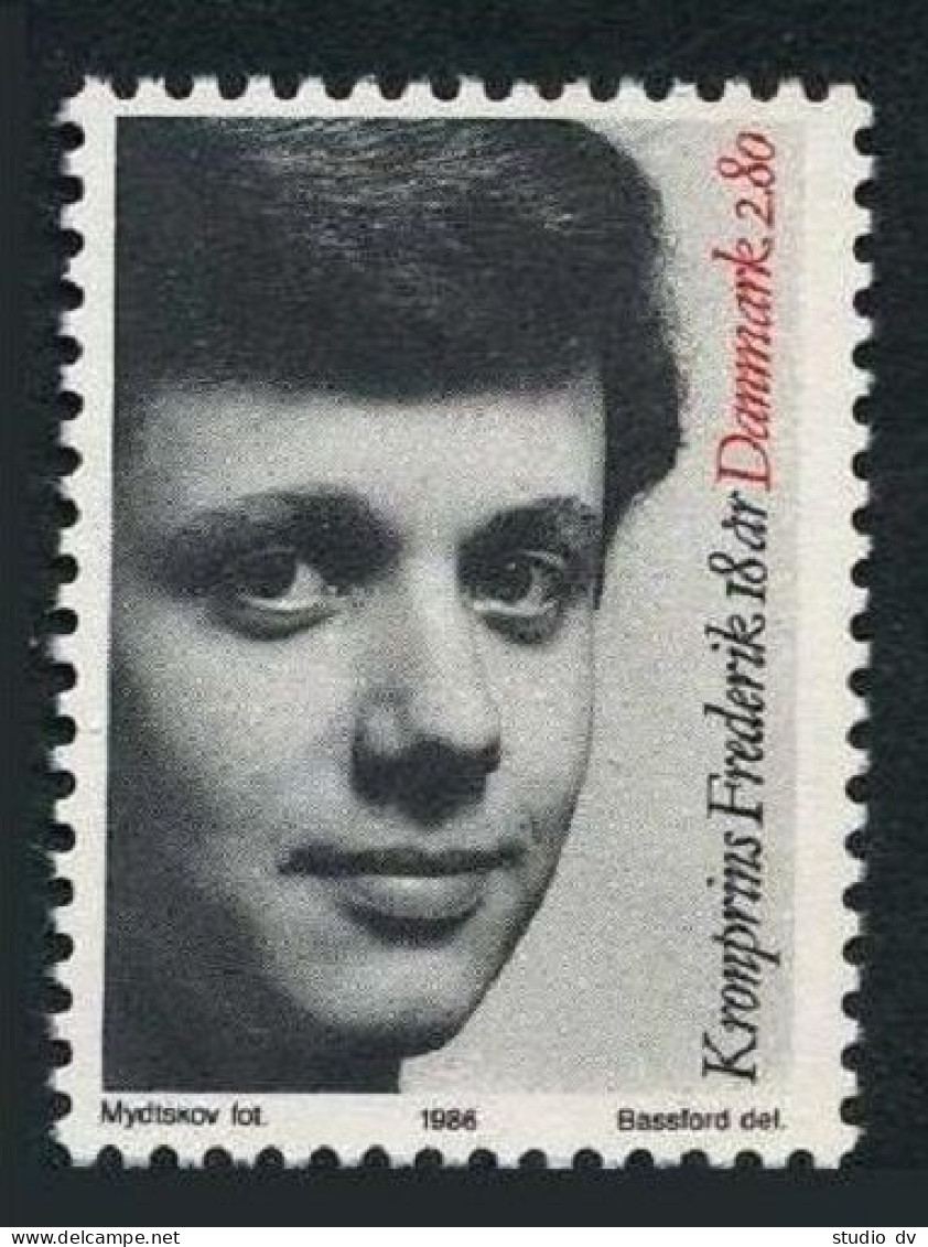 Denmark 818,MNH.Michel 867. Crown Prince Frederik,18th Birthday. - Unused Stamps