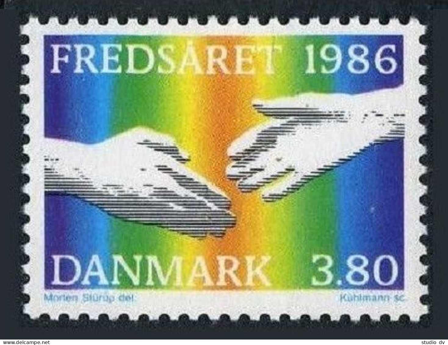 Denmark 817, MNH. Michel 866. International Peace Year IPY-1986. - Nuovi