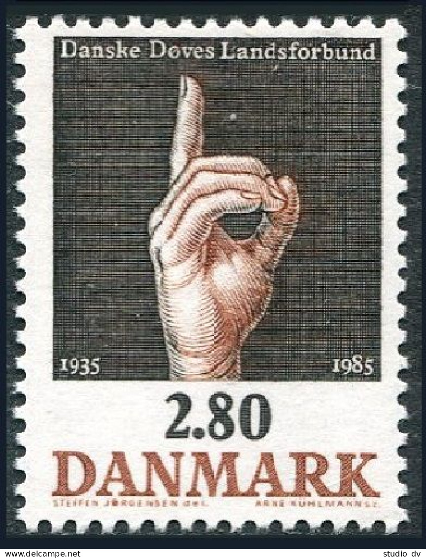 Denmark 786,MNH.Michel 850. Danish Association Of The Deaf,50th Ann.1985. - Nuovi