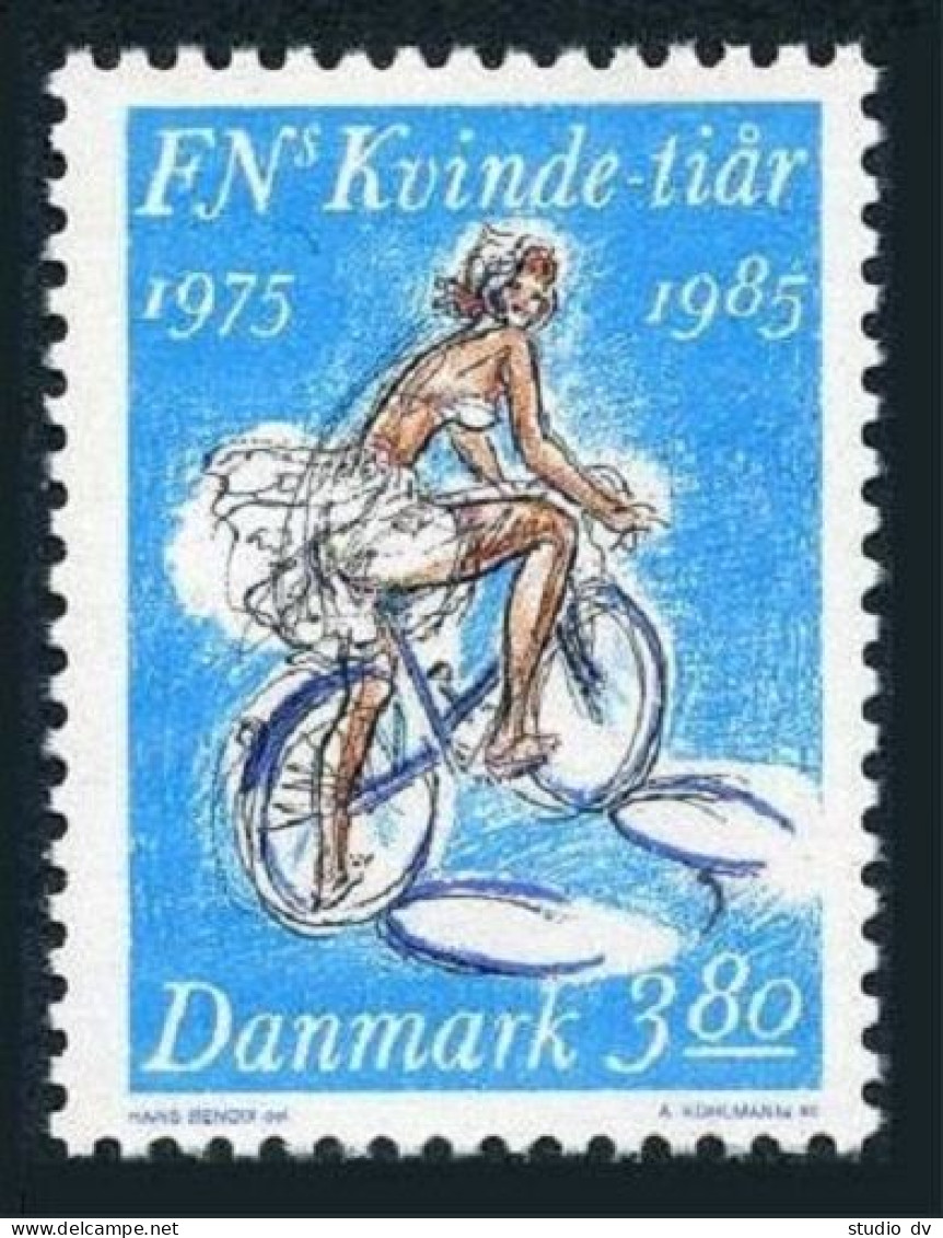 Denmark 779, MNH. Michel 845. UN Decade Of Women 1985. Cyclist. - Unused Stamps