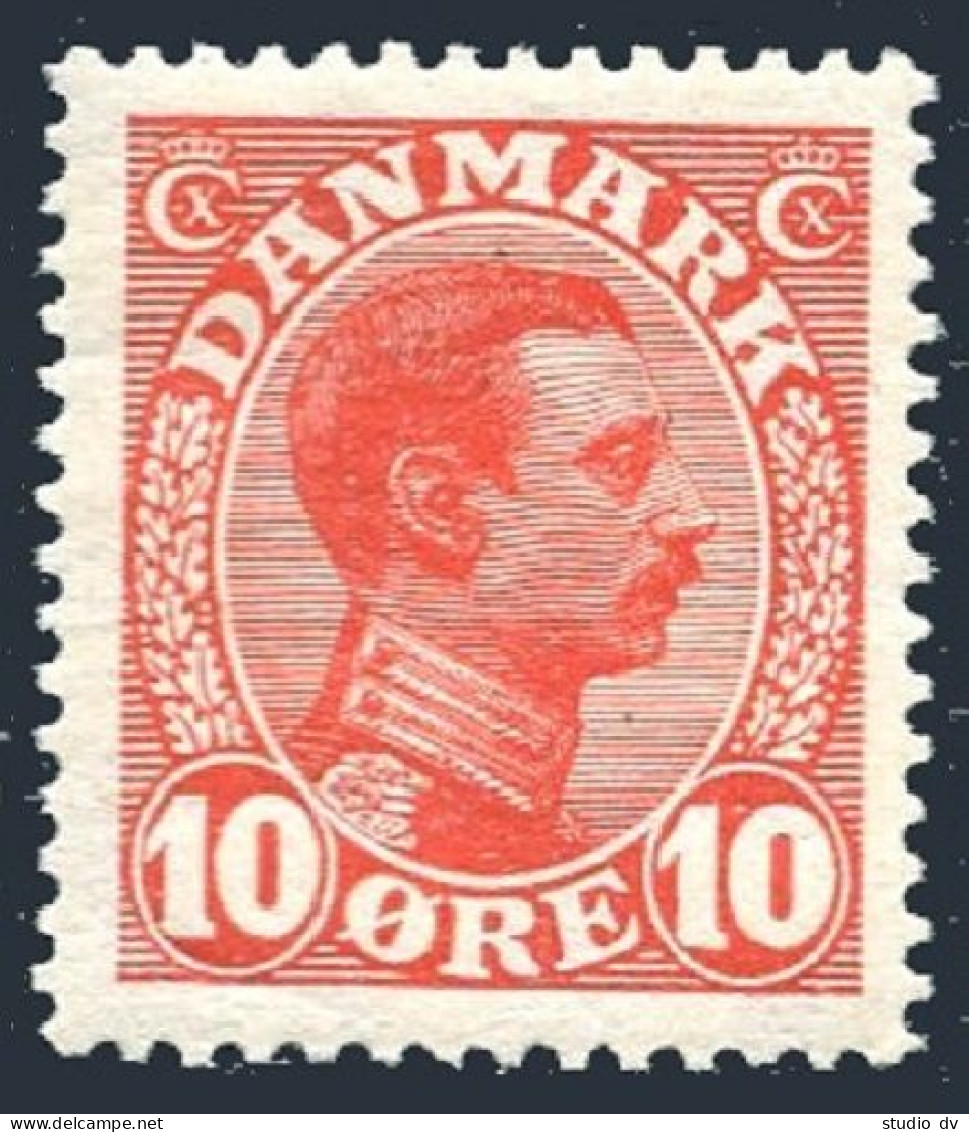 Denmark 100, MNH. Michel 68. King Christian X, 1913. - Unused Stamps