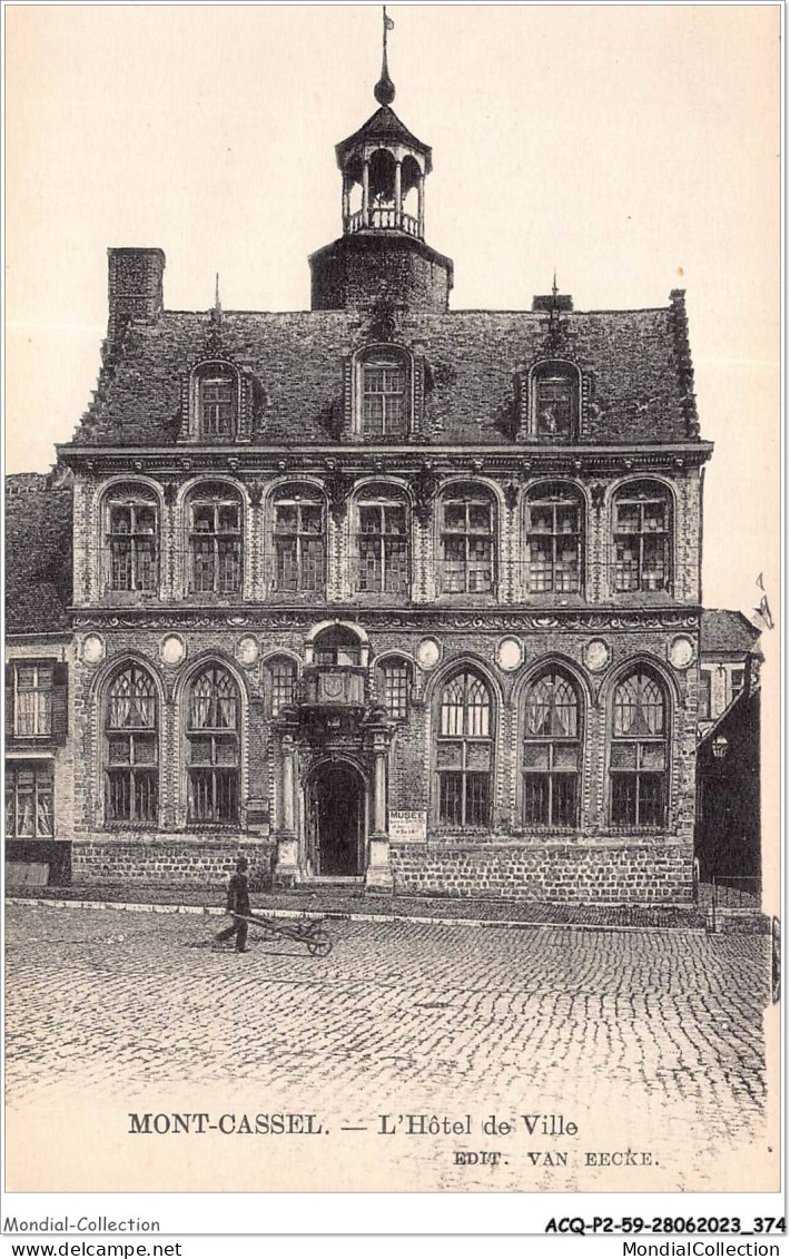 ACQP2-59-0189 - MONT-CASSEL - Hôtel De Ville - Cassel