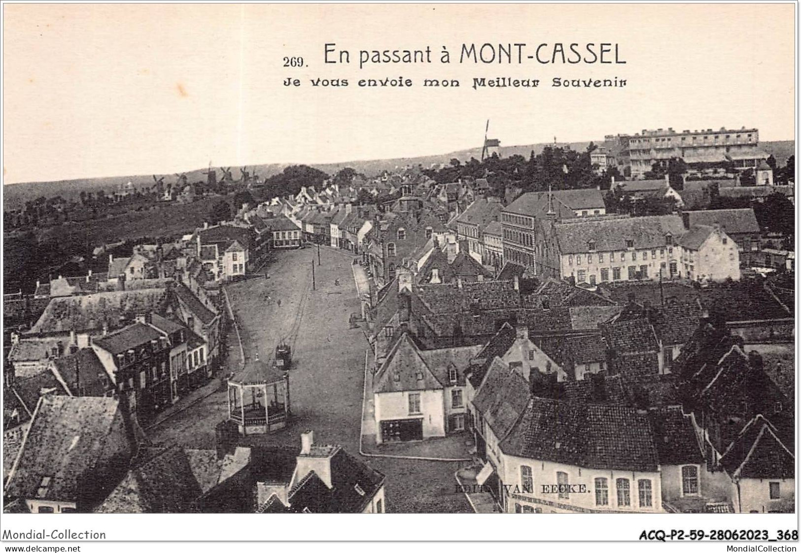 ACQP2-59-0186 - MONT-CASSEL - Je Vous Envoie Mon Meilleur Souvenir - Cassel