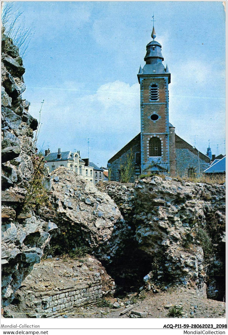 ACQP11-59-1058 - BAVAY - Les Fouilles Galo-romaines - L'église - Bavay