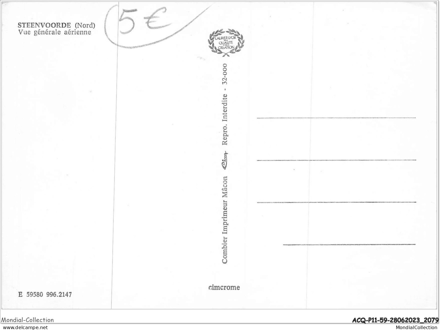 ACQP11-59-1048 - STEENVOORDE - Vue Générale Aérienne - Steenvoorde