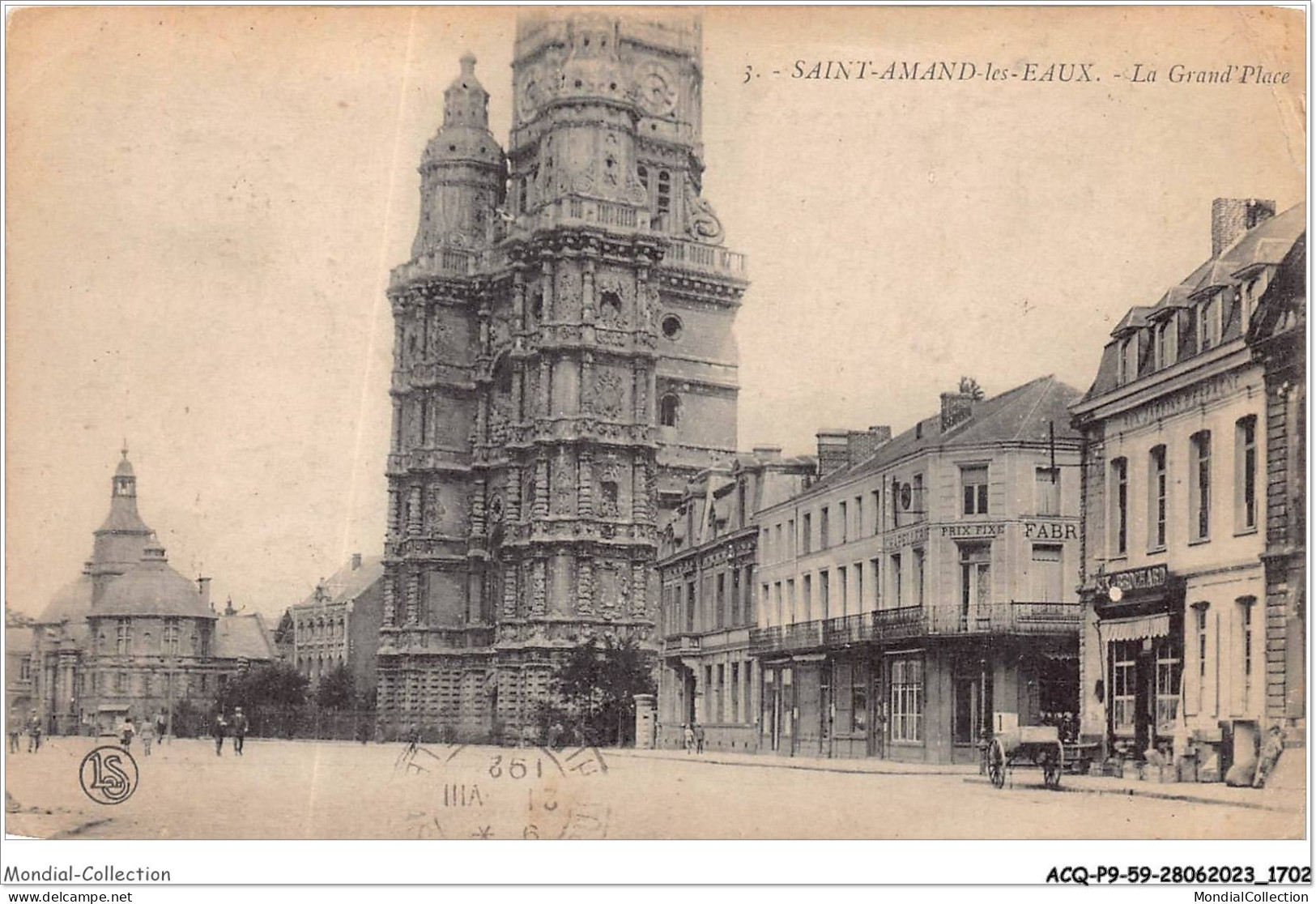 ACQP9-59-0858 - SAINT-AMAND-LES EAUX - La Grande Place - Saint Amand Les Eaux