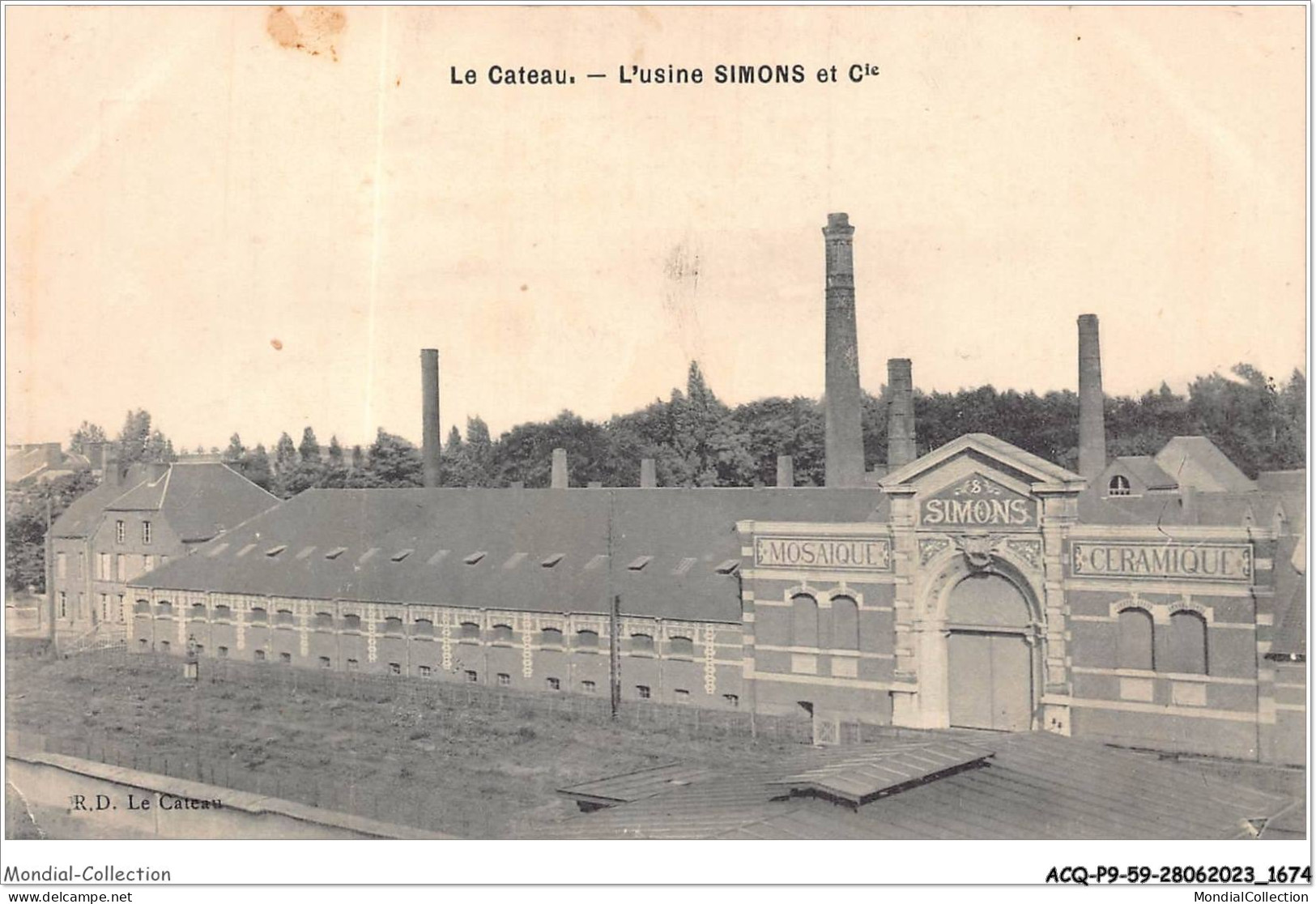 ACQP9-59-0844 - LE CATEAU - L'usine Simons Et Compagnie - Le Cateau