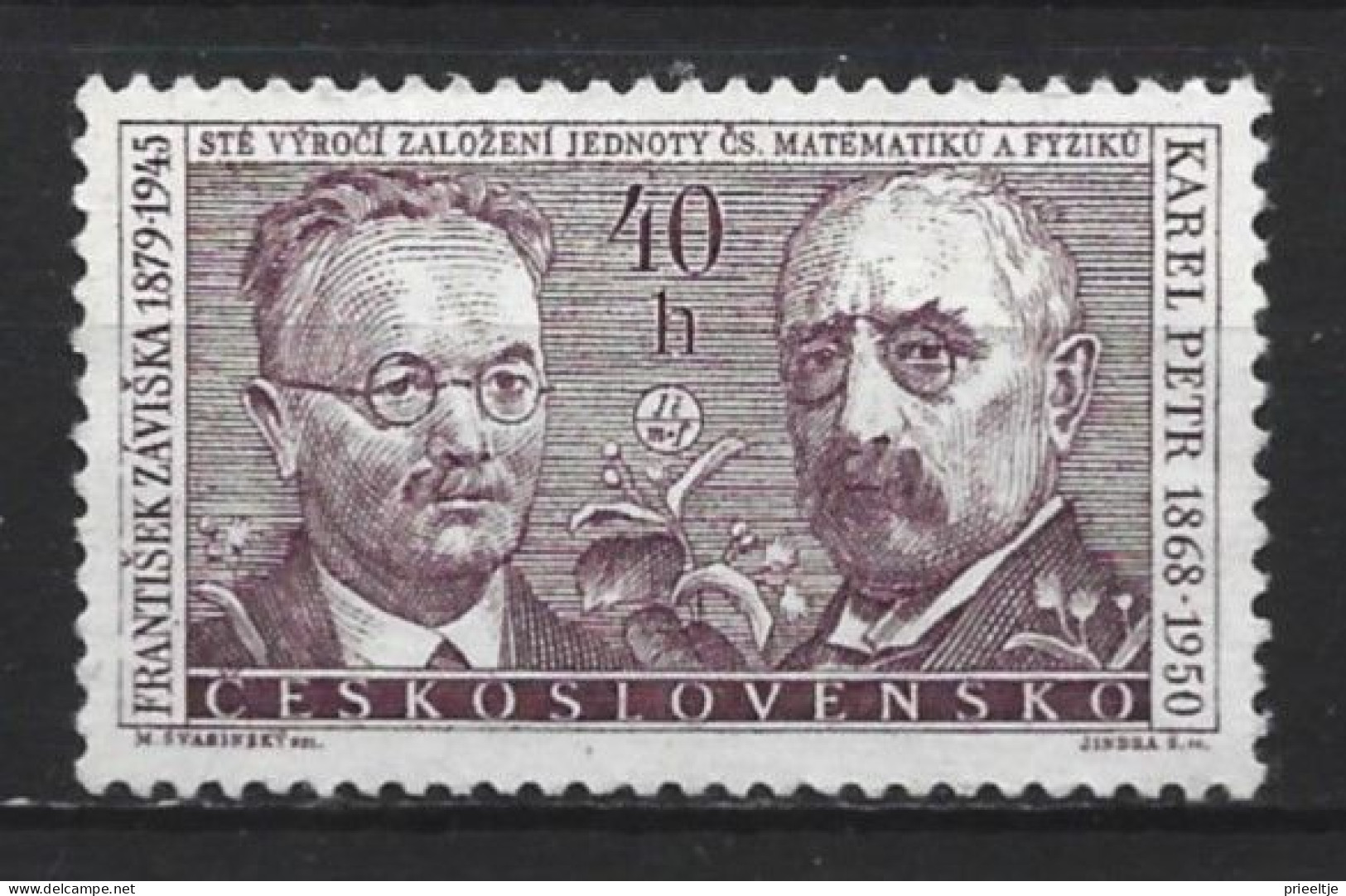 Ceskoslovensko 1962  F. Zaviska & K. Petr Y.T. 1203 (0) - Gebraucht