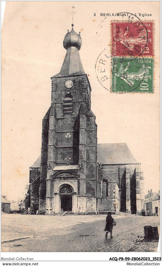 ACQP8-59-0768 - BERLAIMONT - L'église - Berlaimont