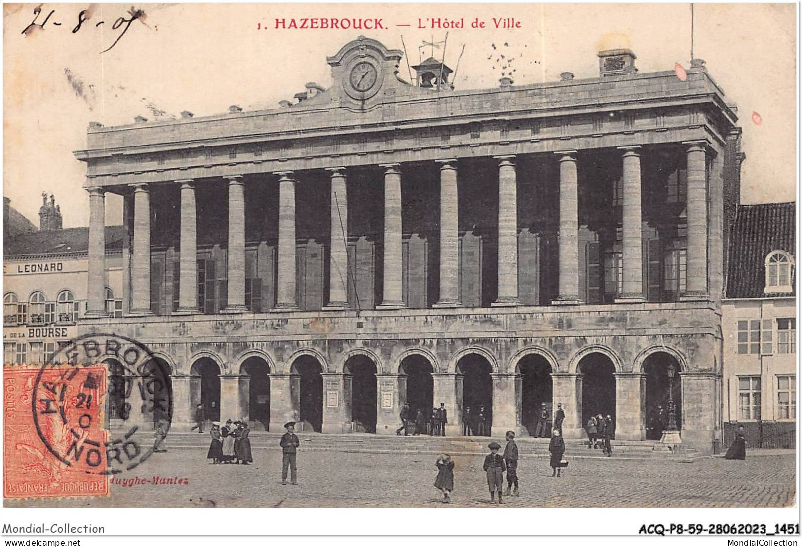 ACQP8-59-0732 - HAZEBROUCK - Hôtel De Ville - Hazebrouck