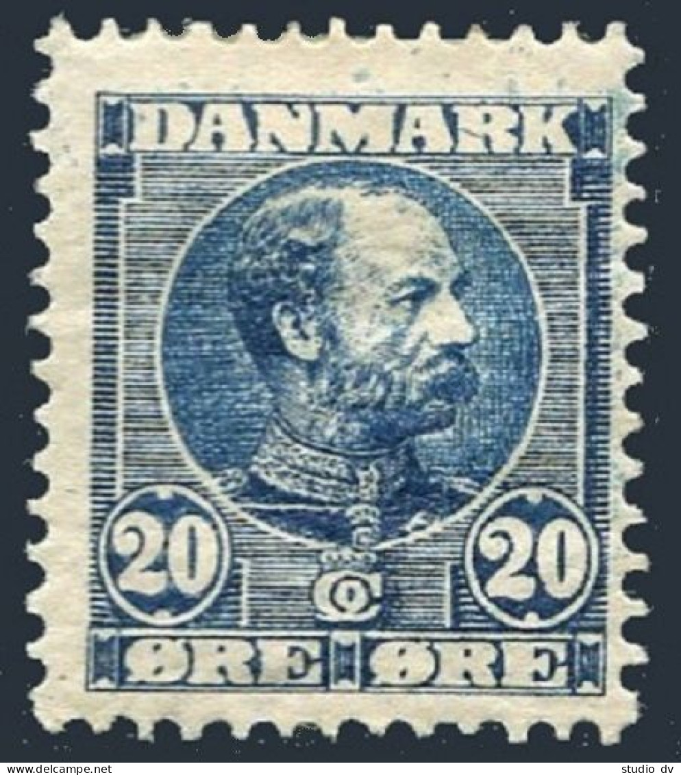 Denmark 66,hinged.Michel 49. Definitive 1904.King Christian IX. - Ungebraucht