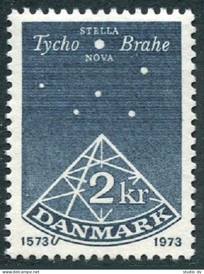 Denmark 524, MNH. Michel 549. De Nova Stella, By Tycho Brahe, 400th Ann. 1973. - Neufs