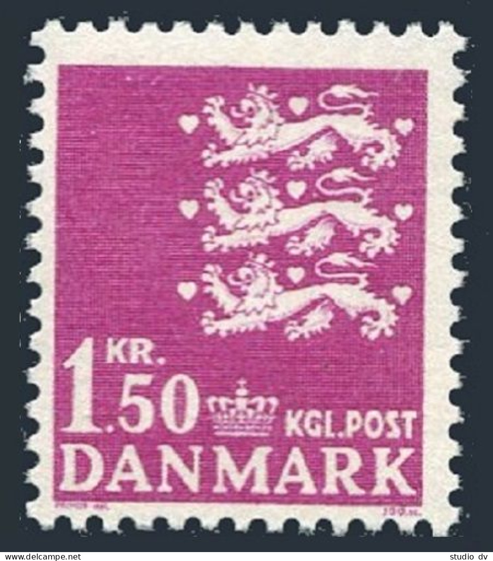 Denmark 399, MNH. Michel 462. Definitive 1962. Small State Seal. - Unused Stamps