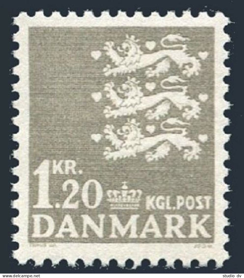 Denmark 396,MNH.Michel 460. Definitive 1962.Small State Seal. - Unused Stamps