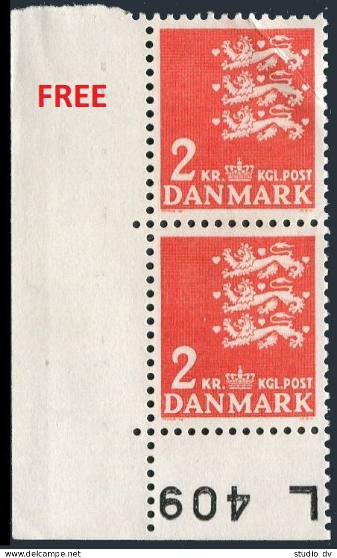 Denmark 298 Var 1969y, Hinged. Michel 290Y. Small State Seal, 06.12. 1969. - Ungebraucht