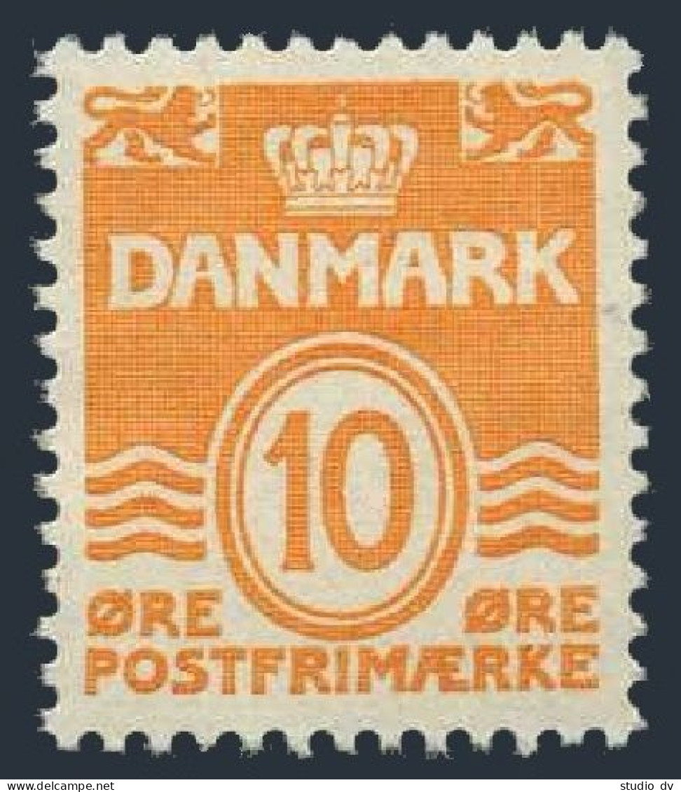 Denmark 228.Michel 201. Definitive Wavy Lines,1933. - Nuovi