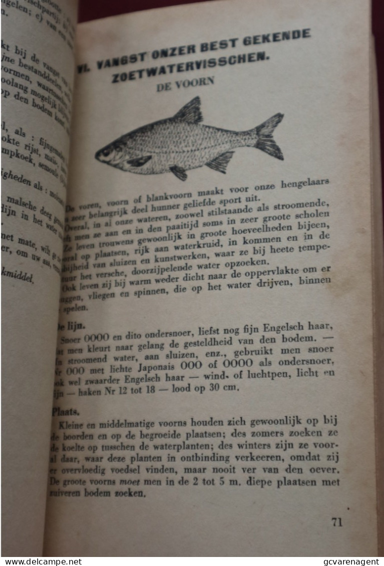 HOBBY - LIJNVISSCHERSKUNST OF DE KUNST VAN HENGELEN -M.BASTIAENS - GEBRUIKTE STAAT - 140 BLZ- 21 X 14 CM  ZIE SCANS - Sachbücher