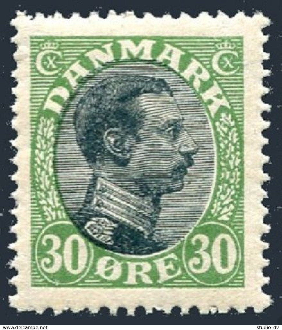 Denmark 111, Lightly Hinged. Michel 102. King Christian X, 1918. - Unused Stamps