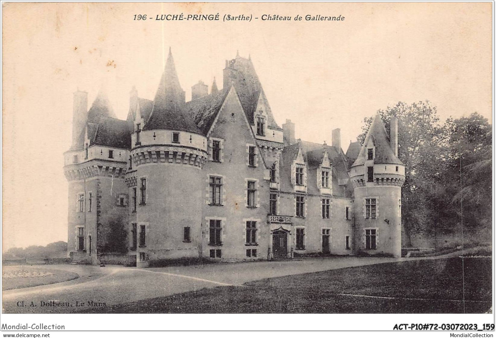 ACTP10-72-1002 - LUCHE-PRINGE - Château De Gallerande - Luche Pringe