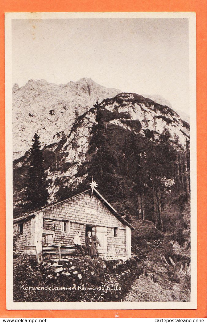 23527 / KARWENDEL 2384m Bayern Mittenwald Mit Karwendelhutte 1910s ● Franz Josef HUBER München - Kandel